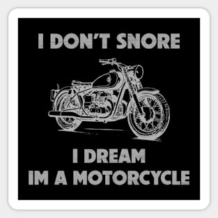 Funny Motorcycle Vintage Style Sticker